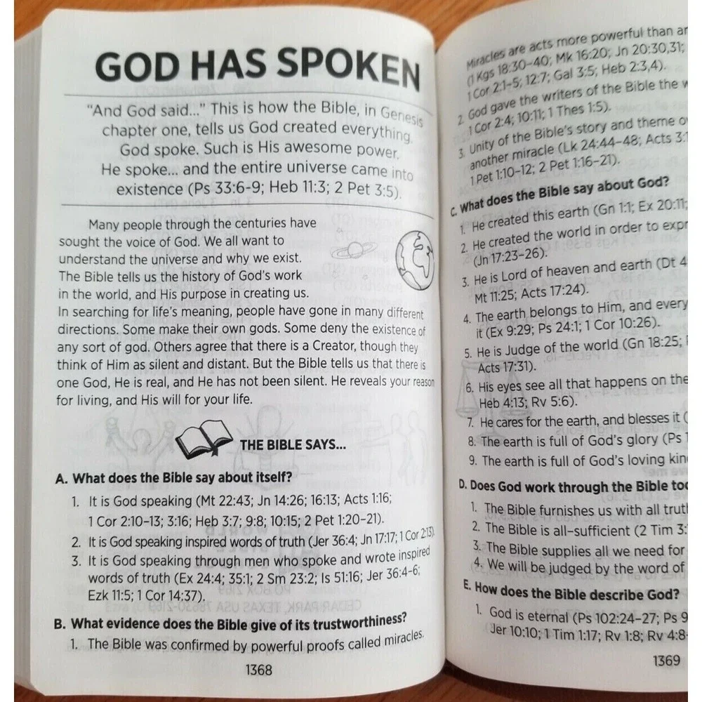 The Bible ESV English Standard‎ Version World Bible School Study Edition COMPACT